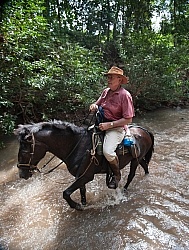 Riding in the River