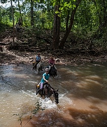Riding in the River