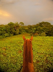Rainbow at Sunset near Maravilla