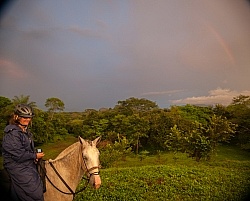 Rainbow at Sunset near Maravilla