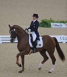 Alltech WEG Dressage Mafalda Galiza Mendes and D'Artagnan WEG 2010