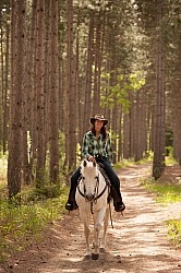 Trail Riding in the Ganny, Anne vavra Trail Riding Spring Summer