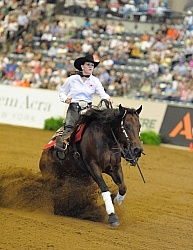 Shawna Sapergia and This Chics on Top WEG 2010 Reining