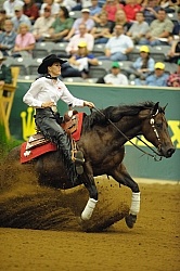 Shawna Sapergia and This Chics on Top WEG 2010 Reining