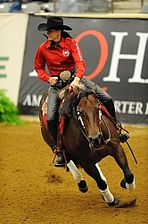 Shawna Sapergia and This Chics on Top WEG 2010 Reining