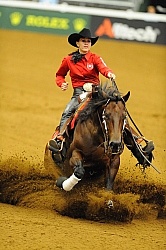 Shawna Sapergia and This Chics on Top WEG 2010 Reining