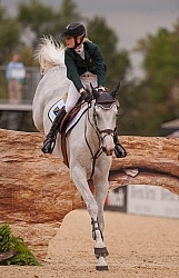 Cara Frew and Leopold Pierreville WEG 2010, Selle Francais