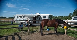 Horse Coiuntry Campground Site Set up