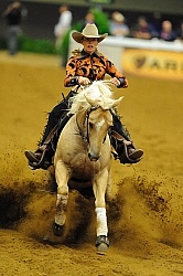 Anky Van Grunsven and Whizashiningwalla BB Weg 2010 Reining