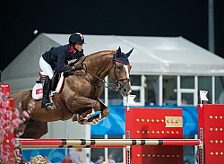 Samantha Lam and Tresor Bejing  Olympics 2008 Show Jumping
