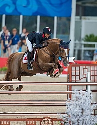 Samantha Lam and Tresor Bejing  Olympics 2008 Show Jumping