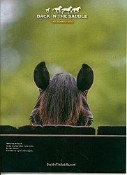 Back in the Saddle Summer 2014 Catalogue Cover