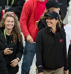 Canadians at Opening Ceremonies WEG 2014 Normandy
