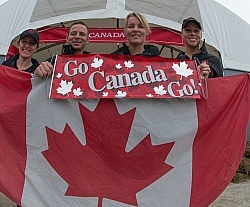 Canadian Dressage Team Belinda Trussell, David Marcus, Karen Pavicic, Megan Lane