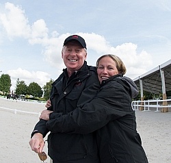 Canadian Team Vet Geoff Vernon and David Marcus s Groom Alison M