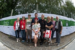 Karen Pavicic and Family support at WEG 2014 Normandy, France