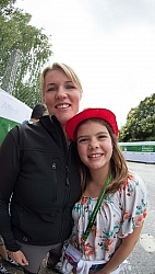Karen Pavicic and Family support at WEG 2014 Normandy, France