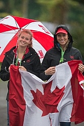Kelsey and Megan Lane WEG 2014 Normandy, France