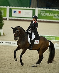 Karen Pavicic and Don Dacquiri Team Grand Prix WEG 2014 Normandy