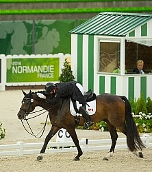 Karen Pavicic and Don Dacquiri Team Grand Prix WEG 2014 Normandy
