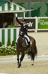 Karen Pavicic and Don Dacquiri Team Grand Prix WEG 2014 Normandy