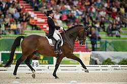 Belinda Trussell and Anton Team Grand Prix WEG 2014 Normandy, Fr