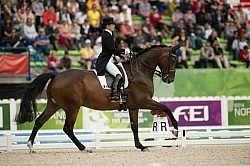 Belinda Trussell and Anton Team Grand Prix WEG 2014 Normandy, Fr