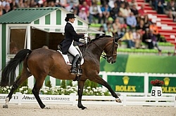 Belinda Trussell and Anton Team Grand Prix WEG 2014 Normandy, Fr