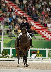 Belinda Trussell and Anton Team Grand Prix WEG 2014 Normandy, Fr