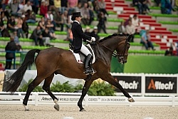 Belinda Trussell and Anton Team Grand Prix WEG 2014 Normandy, Fr