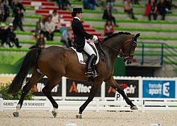 Belinda Trussell and Anton Team Grand Prix WEG 2014 Normandy, Fr