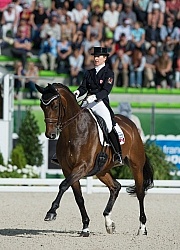 Belinda Trussell and Anton Grand Prix Special WEG 2014 Normandy,
