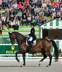 Belinda Trussell and Anton Grand Prix Special WEG 2014 Normandy,