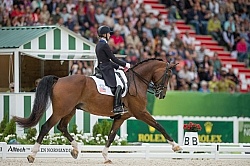 Laura Graves and Verdades grand Prix Special WEG 2014 Normandy,