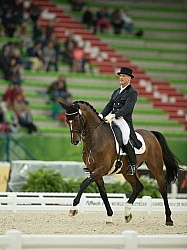 James Connor on Casino Royal, team grand Prix Dressage at WEG 20