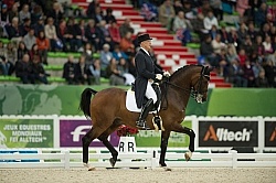 James Connor on Casino Royal, team grand Prix Dressage at WEG 20