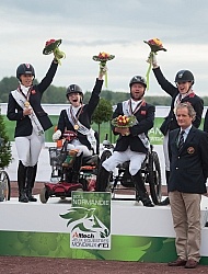 Briitsh Para Dressage ~Team Win Gold Medal WEG 2014 Normandy, Fr