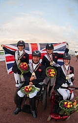 Briitsh Para Dressage ~Team Win Gold Medal WEG 2014 Normandy, Fr