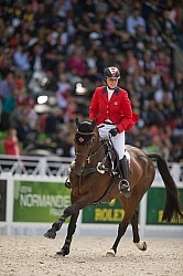 Jessica Phoenix and Pavarotti WEG 2014 Normandy, France
