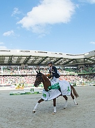 Sandra Auffarth and Opgun Louvo Victory Gallop WEG 2014 Normandy