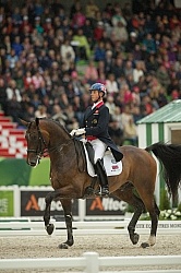 Carl Hester and Nip Tuck Grand Prix WEG 2014 Normandy, France