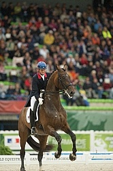 Carl Hester and Nip Tuck Grand Prix WEG 2014 Normandy, France