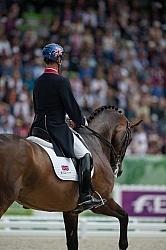 Carl Hester and Nip Tuck Freestyle Grand Prix WEG 2014 Normandy,