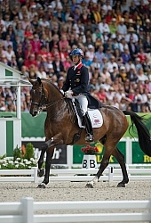 Carl Hester and Nip Tuck Freestyle Grand Prix WEG 2014 Normandy,