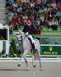 Michael Eilberg and Half Moon Delphi Grand Prix Special WEG 2014