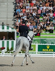 Michael Eilberg and Half Moon Delphi Grand Prix Special WEG 2014