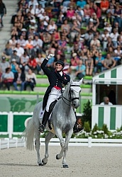Michael Eilberg and Half Moon Delphi Grand Prix Special WEG 2014
