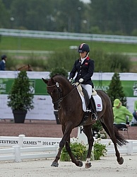 Sophie Wells and Valerius WEG 2014 Normandy, France
