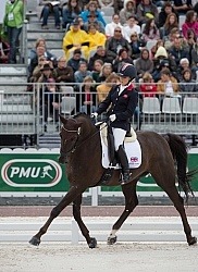 Sophie Wells and Valerius WEG 2014 Normandy, France