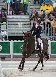Sophie Wells and Valerius WEG 2014 Normandy, France